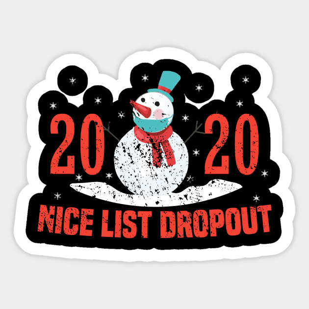 Christmas 2020 Distressed Sticker by BethTheKilljoy